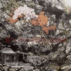 1989年 王晋元《璀璨山间》国画花鸟写意作品图片赏析