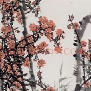 1978年 王晋元《花卉四屏》国画花鸟写意作品图片赏析