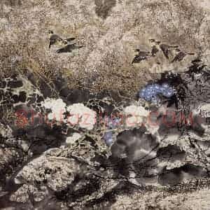 王晋元《秋风秋色》国画花鸟写意作品图片赏析