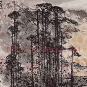 1978年 刘宝纯《黄河颂》国画山水作品图片赏析