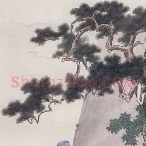 1968年 任率英《白求恩》国画人物作品图片赏析