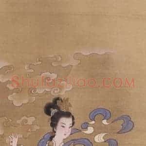 1982年 任率英《宝莲灯》国画人物作品图片赏析