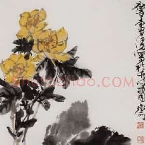 1976年 许麟庐《蔬香图》国画花鸟写意作品图片赏析