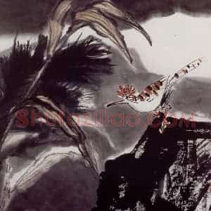 2002年 隋易夫《暑往寒来》国画花鸟作品图片赏析