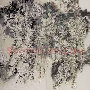 1984年 郭怡孮《淡烟疏雨》国画花鸟作品图片赏析