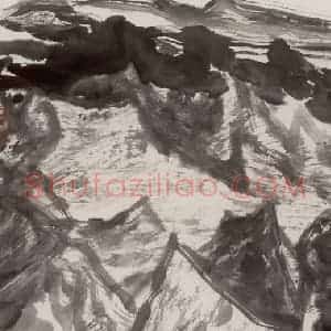 2001年 李宝林《莽莽帕米尔》国画山水作品图片赏析
