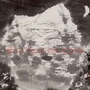 2003年 李宝林《仰望葱岭》国画山水作品图片赏析