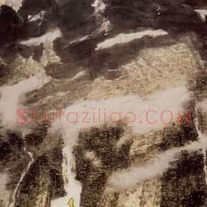2003年 李宝林《大江东去》国画山水作品图片赏析