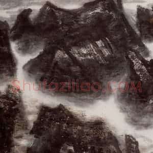 2004年 李宝林《西疆神采》国画山水作品图片赏析