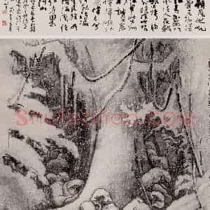 1982年 李宝林《露营之歌》国画人物作品图片赏析