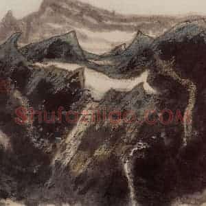 1995年 李宝林《山水小品》国画山水作品图片赏析