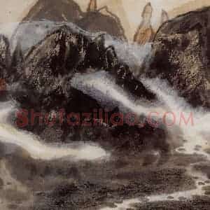 1995年 李宝林《山水小品》国画山水作品图片赏析