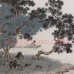 近现代 陈少梅《少梅绝诣册》国画综合作品图片赏析