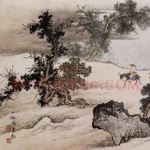 近现代 陈少梅《少梅绝诣册》国画综合作品图片赏析