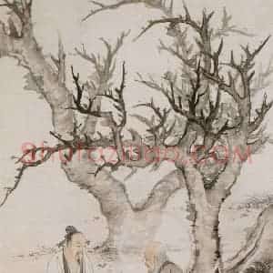 近现代 陈少梅《观音图册》国画综合作品图片赏析
