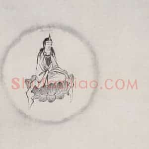 近现代 陈少梅《观音图册》国画综合作品图片赏析