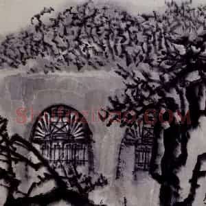 1961年 石鲁《东方欲晓》国画山水写意作品图片赏析