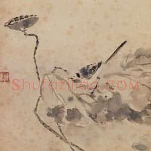 1940年 汪慎生《临孙隆花鸟册页》国画花鸟写意作品图片赏析