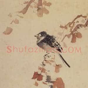 1940年 汪慎生《临孙隆花鸟册页》国画花鸟写意作品图片赏析