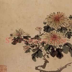 1940年 汪慎生《临孙隆花鸟册页》国画花鸟写意作品图片赏析