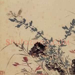 1940年 汪慎生《临孙隆花鸟册页》国画花鸟写意作品图片赏析