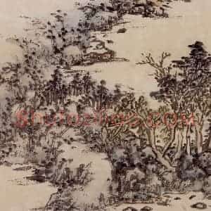 1962年 汪慎生《黄山雁荡记游合册》国画花鸟写意作品图片赏析