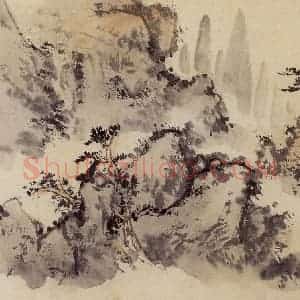 1962年 汪慎生《黄山雁荡记游合册》国画花鸟写意作品图片赏析