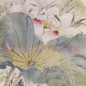 1957年 汪慎生《花鸟册页》国画花鸟工笔作品图片赏析