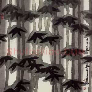 2002年 周韶华《玄生禅韵》国画花鸟作品图片赏析