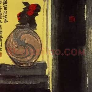 2002年 周韶华《感受仰韶》国画花鸟作品图片赏析