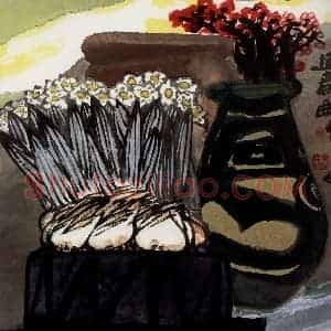 2002年 周韶华《春回马家窑》国画花鸟作品图片赏析