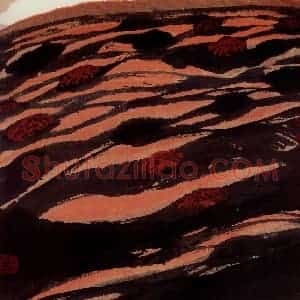 2002年 周韶华《戈壁滩之歌》国画山水作品图片赏析