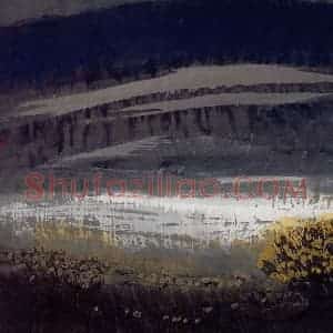 1998年 周韶华《野花》国画花鸟作品图片赏析