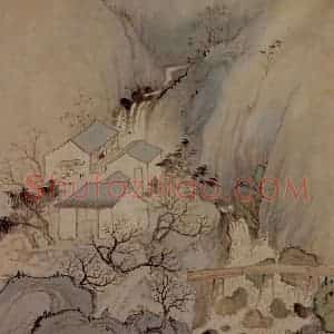 明末清初 石涛《黄山图册21开》国画山水作品图片赏析