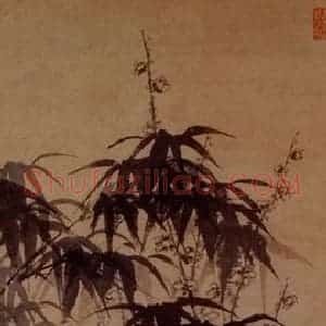 明末清初 石涛《梅竹图》国画花鸟作品图片赏析