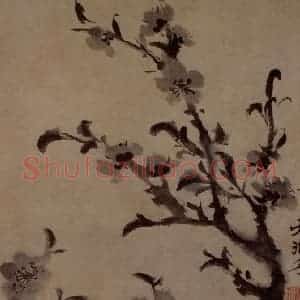 明末清初 石涛《花卉图册》国画花鸟作品图片赏析