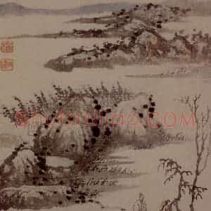 明末清初 石涛《山水10开》国画山水作品图片赏析
