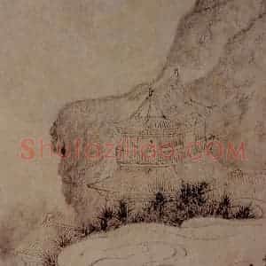 明末清初 石涛《山水花卉册》国画山水作品图片赏析