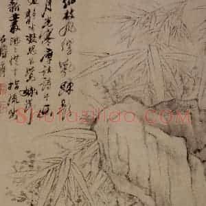 明末清初 石涛《山水花卉册》国画花鸟作品图片赏析