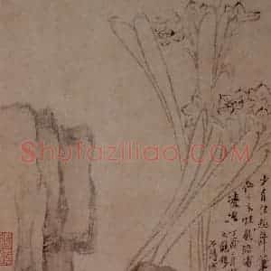 明末清初 石涛《山水花卉册》国画花鸟作品图片赏析