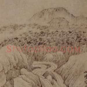 明末清初 石涛《山水花卉册》国画山水作品图片赏析