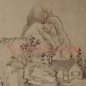 明末清初 石涛《山水花卉册》国画山水作品图片赏析