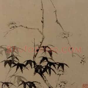 明末清初 石涛《山水花卉册》国画花鸟作品图片赏析