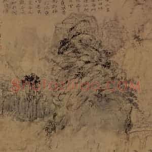 1667年 石涛《山水图册15开》国画山水作品图片赏析