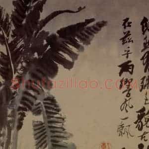 1694年 石涛《花卉12开》国画花鸟作品图片赏析