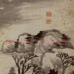 1698年 石涛《山水册》国画山水作品图片赏析