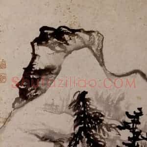 1698年 石涛《山水册》国画山水作品图片赏析