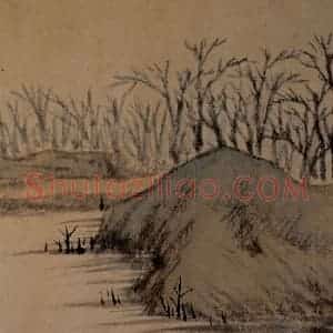 明末清初 石涛《山水册》国画山水作品图片赏析
