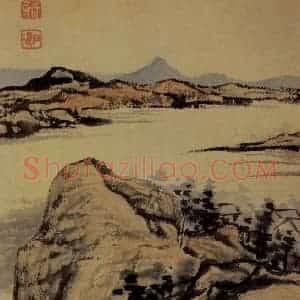 明末清初 石涛《山水册》国画山水作品图片赏析