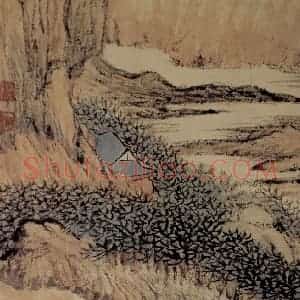 明末清初 石涛《山水册》国画山水作品图片赏析